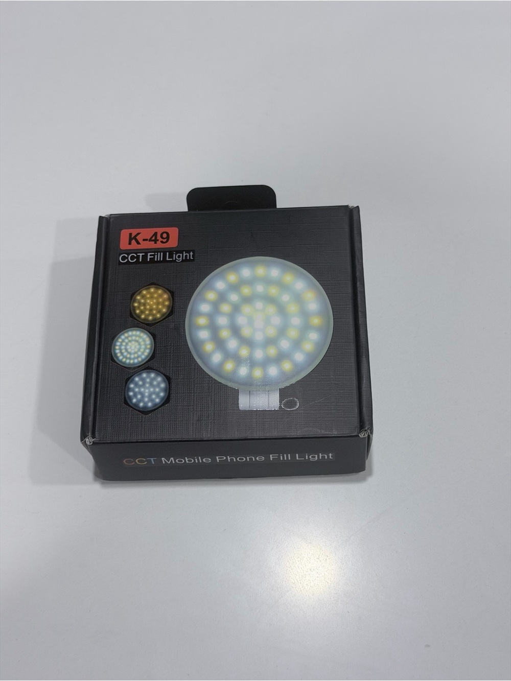K-49 CCT Mobile Phone Fill Light - Black